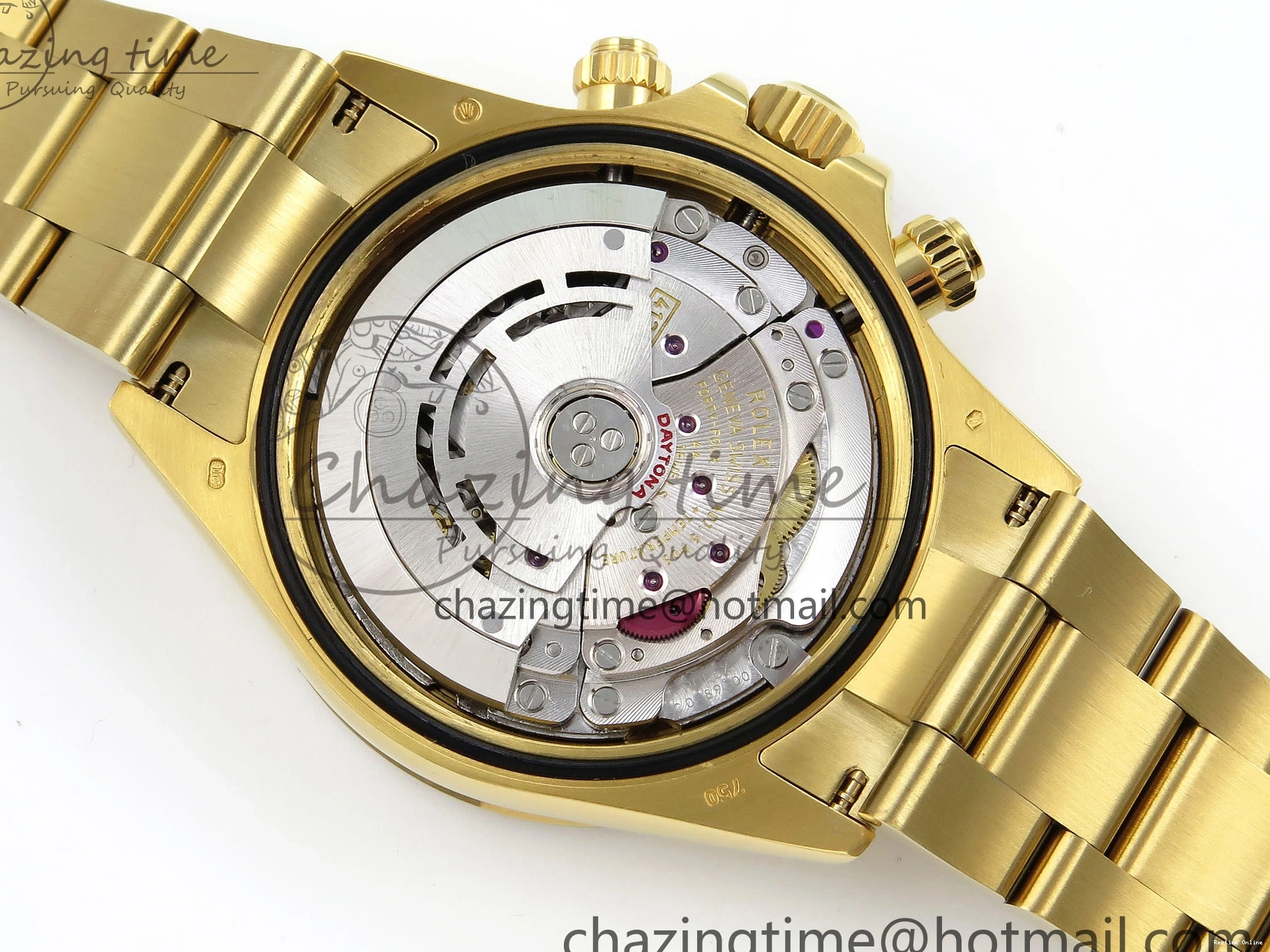 0219 Daytona 116508 QF 1:1 Best Edition YG Black Dial on YG Bracelet SH4130 V3 (Gain Weight) Tailored 1720